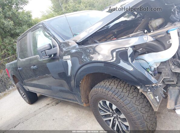 1FTEW1C82PFA25467 2023 FORD F150 Black უკანა სალონის ხედი