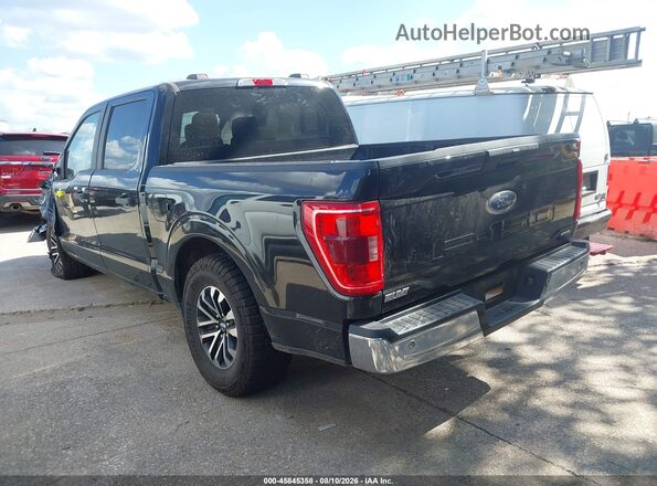 1FTEW1C82PFA25467 2023 FORD F150 Black უკანა მარცხენა