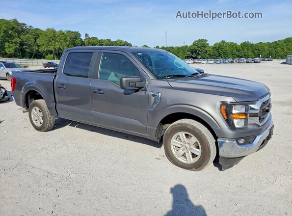 1FTEW1C82PKD44178 2023 FORD F150 Gray Delantero derecho