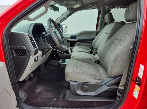 1FTEW1C83GFC39397 2016 FORD F150 Red Вид салону спереду
