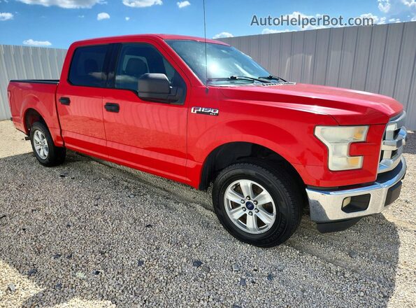 1FTEW1C83GFC39397 2016 FORD F150 Red Передня права чверть