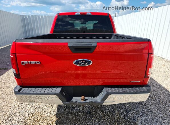 1FTEW1C83GFC39397 2016 FORD F150 Red Вид ззаду