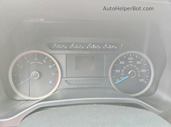 1FTEW1C83GFC39397 2016 FORD F150 Red Вид щитка приладів