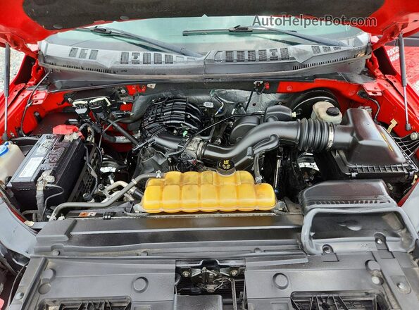 1FTEW1C83GFC39397 2016 FORD F150 Red Вид задньої частини салону