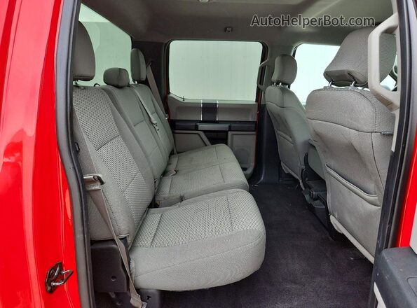 1FTEW1C83GFC39397 2016 FORD F150 Red Вид задніх сидінь