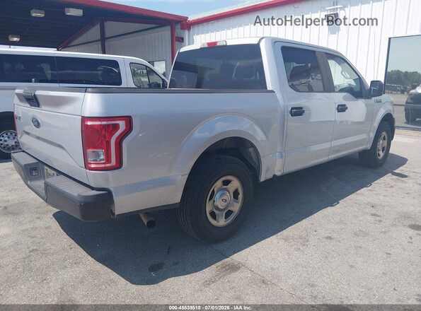 1FTEW1C83HFC22715 2017 FORD F150 Silver Trasero derecho