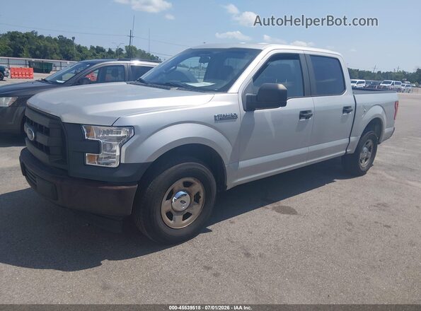 1FTEW1C83HFC22715 2017 FORD F150 Silver Vista tres cuartos delantera izquierda