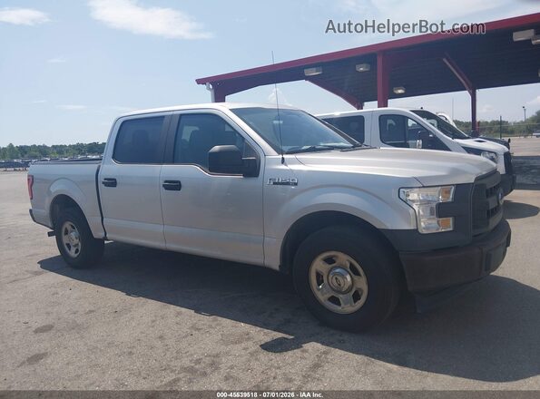 1FTEW1C83HFC22715 2017 FORD F150 Silver Vista del cuadro de instrumentos