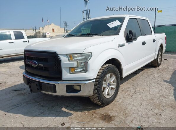 1FTEW1C84GKF34404 2016 FORD F150 White წინა მარცხენა ხედი სამი მეოთხედიდან