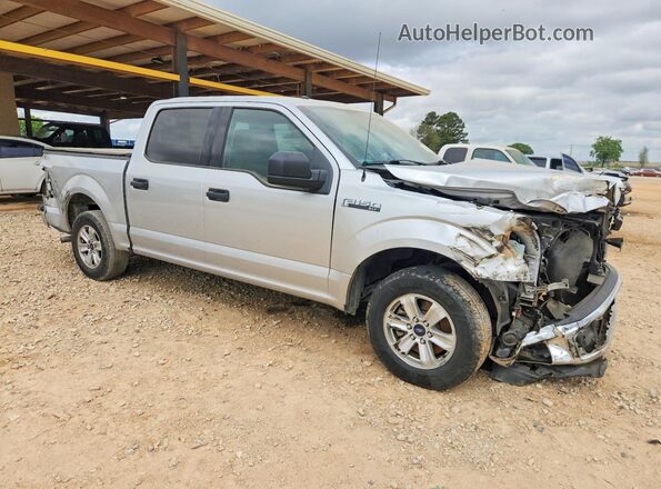 1FTEW1C84HFC04756 2017 FORD F150 Серебряный Передняя правая четверть