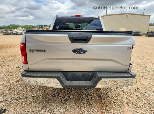 1FTEW1C84HFC04756 2017 FORD F150 Серебряный Вид сзади