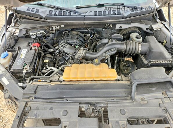 1FTEW1C84HFC04756 2017 FORD F150 Серебряный Вид задней части салона