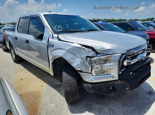 1FTEW1C84HKC65595 2017 FORD F150 Silver Front right