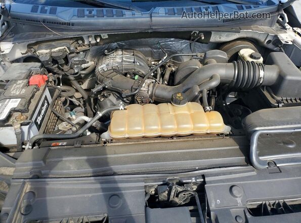 1FTEW1C84HKC65595 2017 FORD F150 Silver Rear interior view