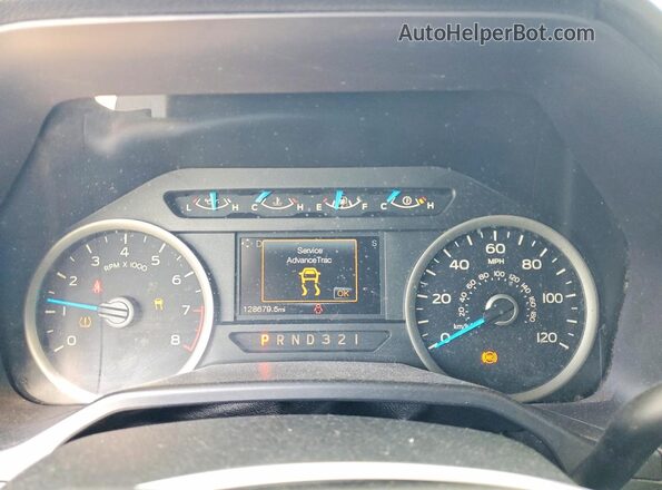 1FTEW1C85GFB53251 2016 FORD F150 Black Սարքավորումների վահանակի տեսք