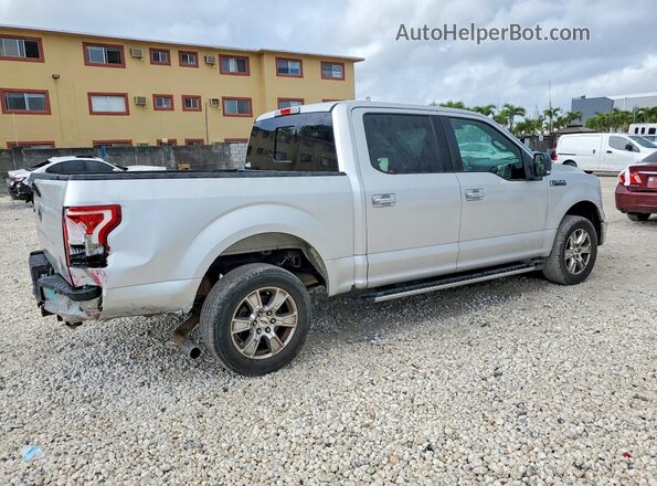 1FTEW1C86GFA89625 2016 FORD F150 Серебряный Задняя правая четверть