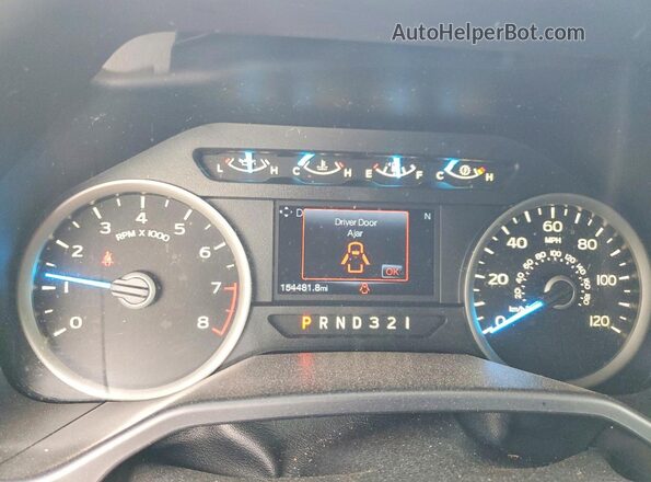 1FTEW1C86GFA89625 2016 FORD F150 Серебряный Вид щитка приборов