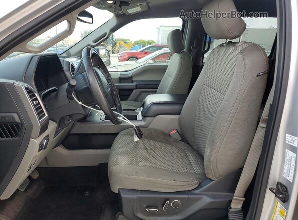 1FTEW1C86GFA89625 2016 FORD F150 Серебряный Вид салона спереди