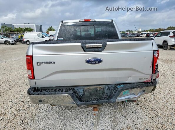 1FTEW1C86GFA89625 2016 FORD F150 Серебряный Вид сзади