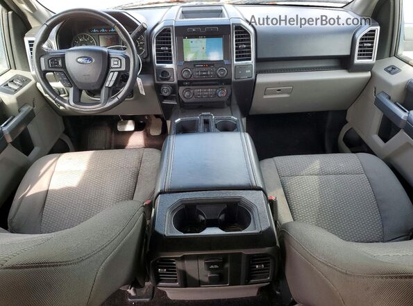 1FTEW1C86GFA89625 2016 FORD F150 Серебряный Вид панели приборов