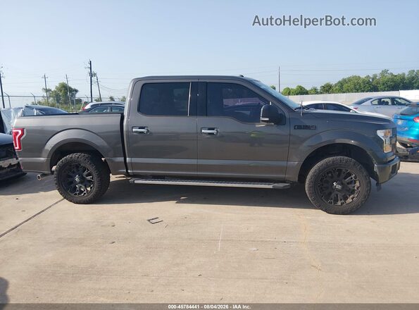 1FTEW1C86GKF10606 2016 FORD F150 Gray Vista interior trasera
