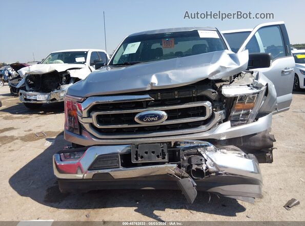 1FTEW1C86NFB65910 2022 FORD F150 Silver წინა ხედი