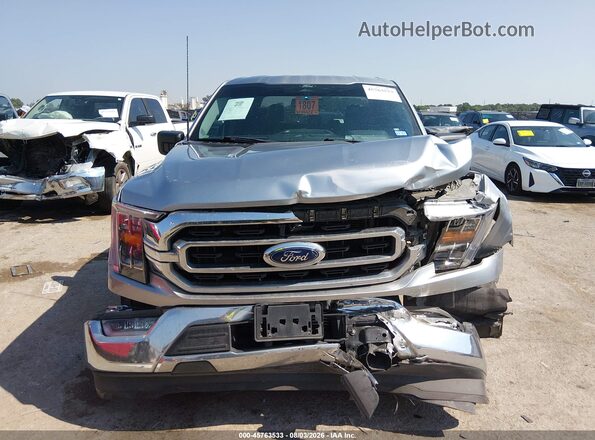 1FTEW1C86NFB65910 2022 FORD F150 Silver ხელსაწყოთა პანელის ხედი
