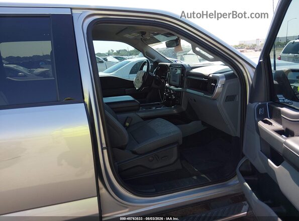 1FTEW1C86NFB65910 2022 FORD F150 Silver წინა სალონის ხედი