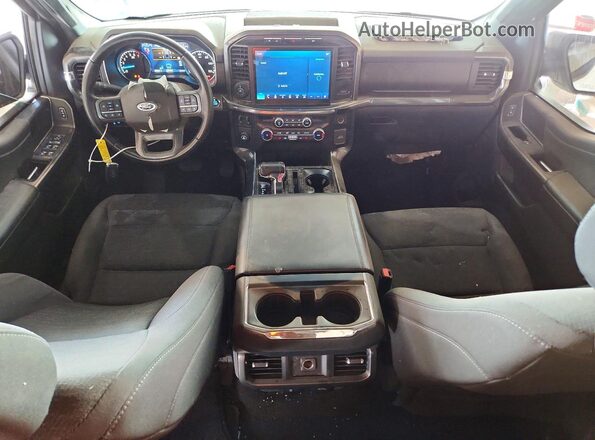 1FTEW1C87PFA18613 2023 FORD F150 White Вид панелі приладів