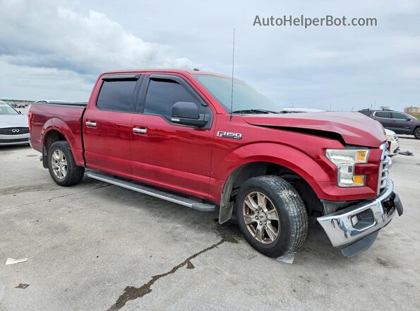 1FTEW1C88GFB81464 2016 FORD F150 Red Delantero derecho