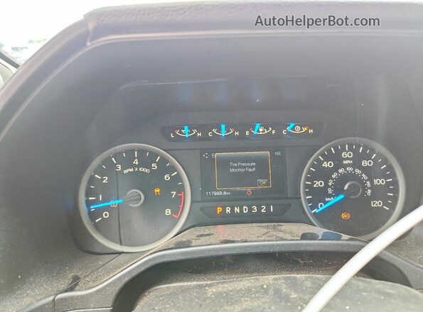 1FTEW1C88GFB81464 2016 FORD F150 Red Vista del cuadro de instrumentos