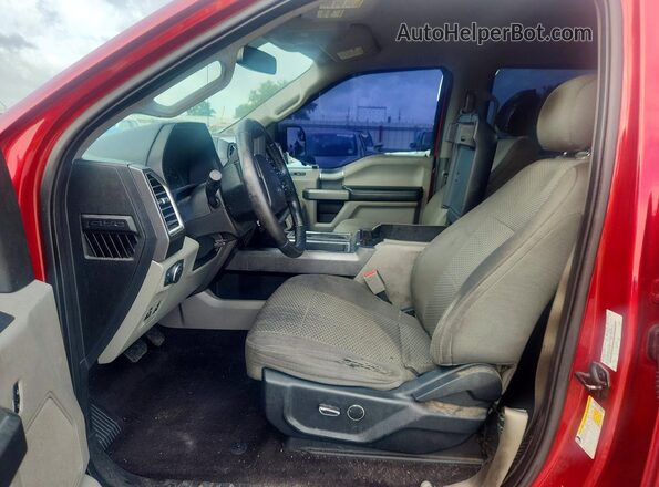 1FTEW1C88GFB81464 2016 FORD F150 Red Vista interior delantera