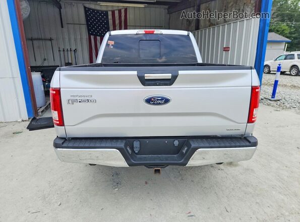 1FTEW1C89GFB62048 2016 FORD F150 Серебряный Вид сзади