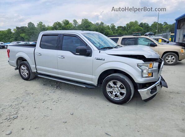 1FTEW1C89GFB62048 2016 FORD F150 Серебряный Передняя правая четверть