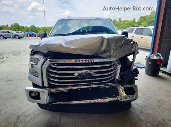 1FTEW1C89GFB62048 2016 FORD F150 Серебряный Вид спереди