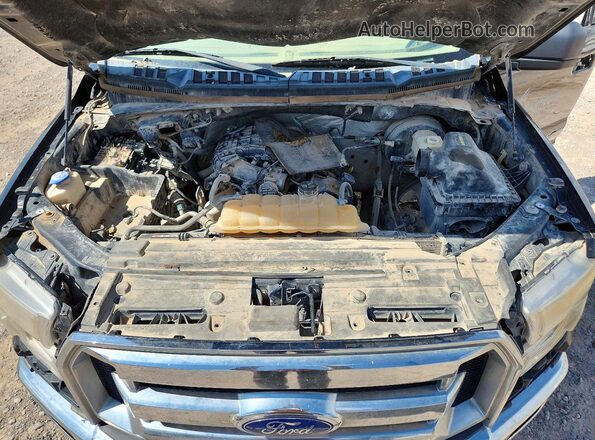1FTEW1C89HKC75782 2017 FORD F150 Black Սալոնի հետևի տեսք