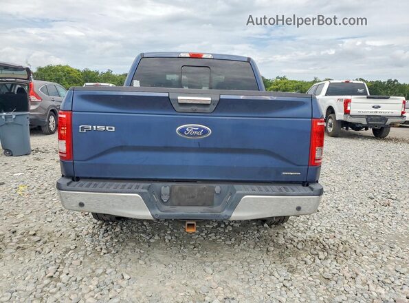 1FTEW1C8XGFA24115 2016 FORD F150 Blue Rear view