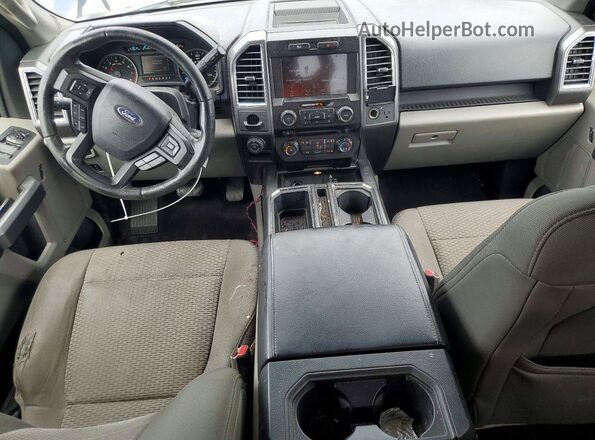 1FTEW1C8XGFA24115 2016 FORD F150 Blue Dashboard view