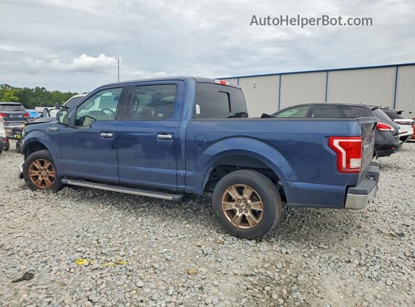 1FTEW1C8XGFA24115 2016 FORD F150 Blue Rear left