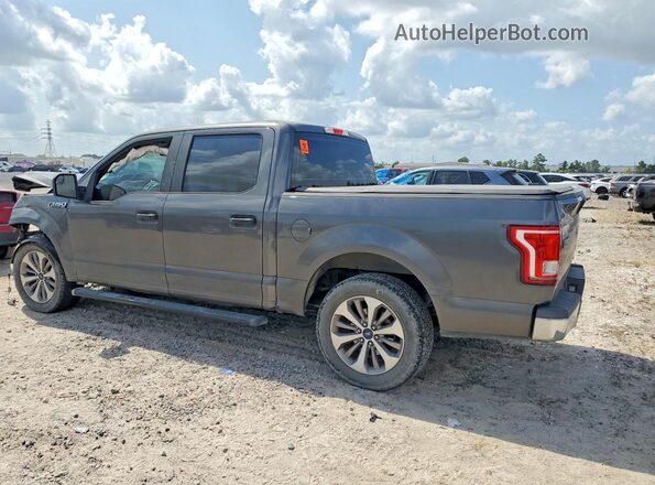 1FTEW1C8XGKF20927 2016 FORD F150 Gray Trasero izquierdo