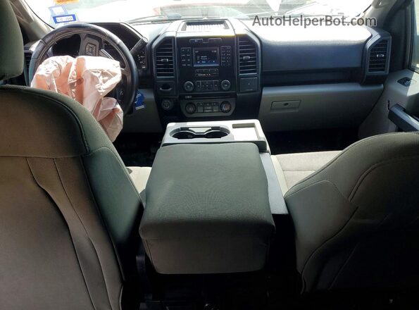 1FTEW1C8XGKF20927 2016 FORD F150 Gray Vista del salpicadero