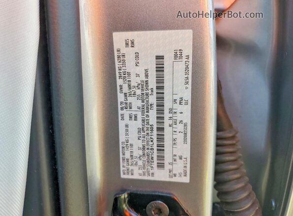 1FTEW1CB1LKF11605 2020 FORD F150 Silver Շարժիչի բաժամունքի տեսք