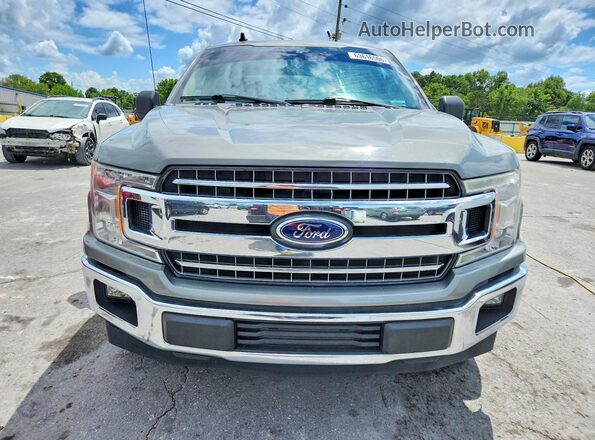 1FTEW1CB3KKE67198 2019 FORD F150 Gray Front view