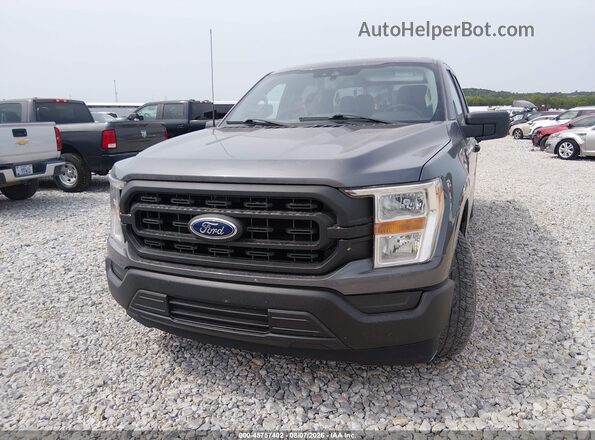 1FTEW1CB3MFB81167 2021 FORD F150 Gray Vista frontal