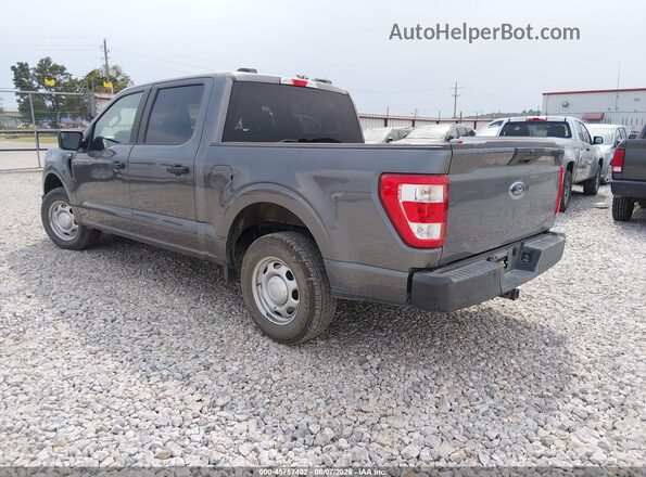 1FTEW1CB3MFB81167 2021 FORD F150 Gray Trasero izquierdo