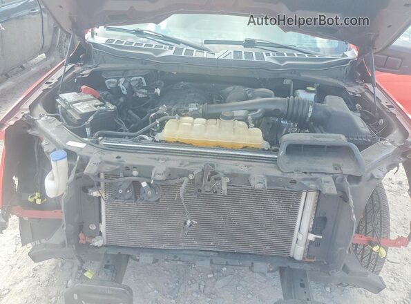 1FTEW1CB3PKF06587 2023 FORD F150 Red უკანა სალონის ხედი