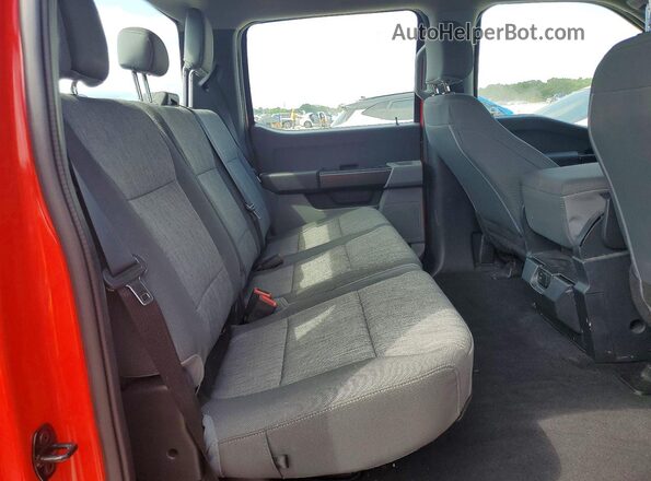 1FTEW1CB3PKF06587 2023 FORD F150 Red უკანა სავარძლების ხედი