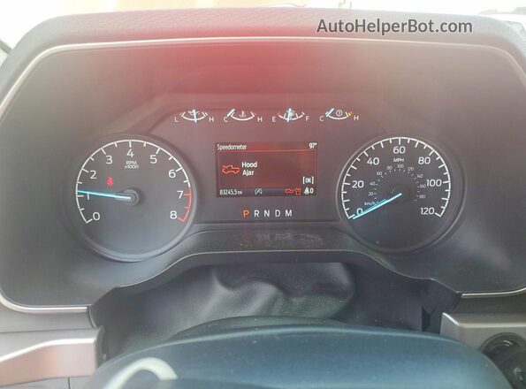 1FTEW1CB3PKF06587 2023 FORD F150 Red ხელსაწყოთა პანელის ხედი