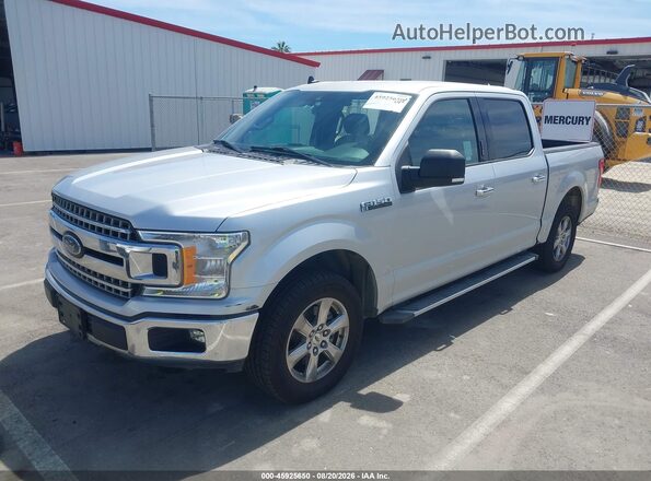 1FTEW1CB4KKD52495 2019 FORD F150 Silver წინა მარცხენა ხედი სამი მეოთხედიდან