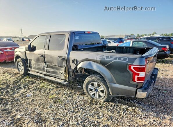 1FTEW1CB5JKC27696 2018 FORD F150 Gray Tył lewy